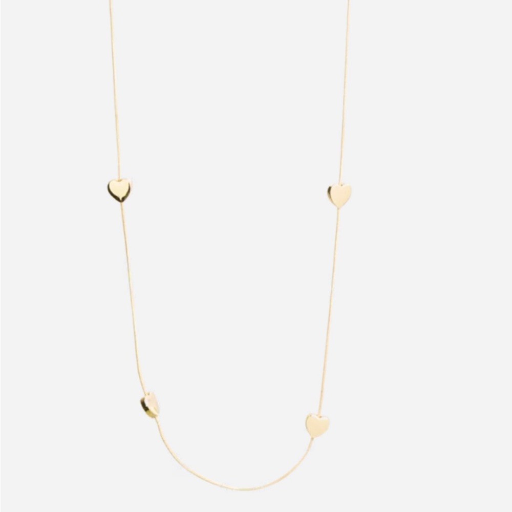 Towne & Reese - Mercedes Heart Layering Necklace
Gold 23”